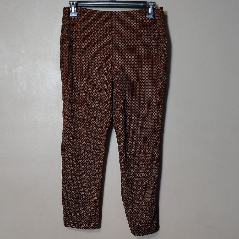 Liz Claiborne Patterned Leggings Size L